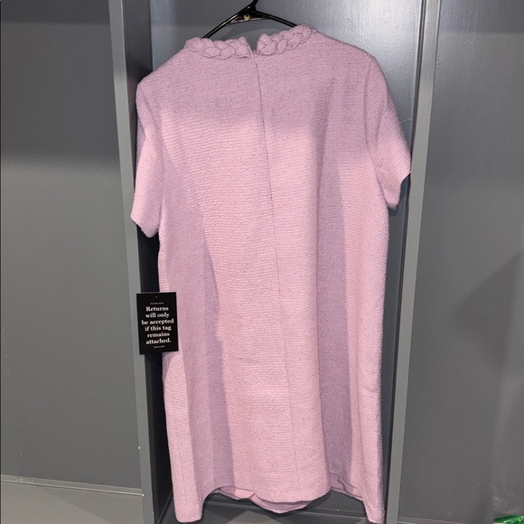 Lilac Tuckernuck Tweed Short Sleeve Dress Sz XL Fits like a sz 14 Misses - Picture 9 of 11